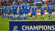 11 May 2019; The Leinster team after the Heineken Champions Cup Final match between Leinster and Saracens at St James' Park in Newcastle Upon Tyne, England. Photo by Brendan Moran/Sportsfile