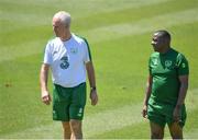 22 May 2019; Republic of Ireland manager Mick McCarthy, left, and assistant coach Terry Connor during a Republic of Ireland training session at The Campus in Quinta do Lago, Faro, Portugal. Photo by Seb Daly/Sportsfile
