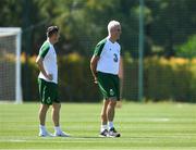 22 May 2019; Republic of Ireland manager Mick McCarthy, right, and assistant coach Robbie Keane during a Republic of Ireland training session at The Campus in Quinta do Lago, Faro, Portugal. Photo by Seb Daly/Sportsfile