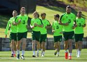22 May 2019; Luca Connell, centre, during a Republic of Ireland training session at The Campus in Quinta do Lago, Faro, Portugal. Photo by Seb Daly/Sportsfile