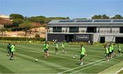 22 May 2019; A general view of players during a Republic of Ireland training session at The Campus in Quinta do Lago, Faro, Portugal. Photo by Seb Daly/Sportsfile