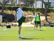 22 May 2019; Republic of Ireland assistant coach Robbie Keane during a Republic of Ireland training session at The Campus in Quinta do Lago, Faro, Portugal. Photo by Seb Daly/Sportsfile