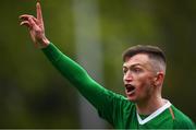 8 May 2019; Adrian Rafferty of Irish Defence Forces during the match between Irish Defence Forces and United Kingdom Armed Forces at Richmond Park in Dublin. Photo by Stephen McCarthy/Sportsfile
