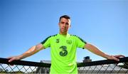 23 May 2019; Seamus Coleman poses for a portrait following a Republic of Ireland press conference at The Campus in Quinta do Lago, Faro, Portugal. Photo by Seb Daly/Sportsfile
