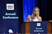 23 May 2019; Mary O'Connor CEO of the Federation of Irish Sport pictured at the Federation of Irish Sport Annual Conference 2019, The Helix, Dublin City University, Dublin. Photo by Matt Browne/Sportsfile