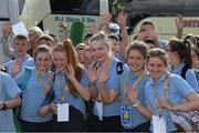 20 May 2019; Members of Kilberry Primary School, Athy, Co Kildare, as they arrive for the JEP National Showcase Day which took place in RDS Simmonscourt, Ballsbridge, Dublin. Photo by Ray McManus/Sportsfile
