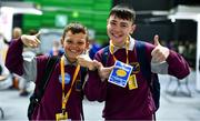 20 May 2019; Tom Breslin, left, and Evan Smith, from St Fiachra’s Senior National School, Beaumont, Dublin, pictured at the JEP National Showcase Day which took place in RDS Simmonscourt, Ballsbridge, Dublin. Photo by Ray McManus/Sportsfile