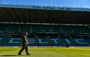 24 May 2019; Head coach Dave Rennie during the Glasgow Warriors captain's run at Celtic Park in Glasgow, Scotland. Photo by Ramsey Cardy/Sportsfile