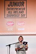 20 May 2019; Julie Sinnamon, CEO, Enterprise Ireland, at the JEP National Showcase Day which took place in RDS Simmonscourt, Ballsbridge, Dublin. Photo by Ray McManus/Sportsfile