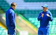 24 May 2019; Backs coach Felipe Contepomi, right, in conversation with Garry Ringrose during the Leinster captain's run at Celtic Park in Glasgow, Scotland. Photo by Ramsey Cardy/Sportsfile