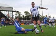 24 May 2019; Patrick McEleney of Dundalk in action against David Webster of St Patricks Athletic during the SSE Airtricity League Premier Division match between Dundalk and St Patrick's Athletic at Oriel Park in Dundalk, Co Louth. Photo by Harry Murphy/Sportsfile