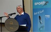 24 May 2019; Dave Mahedy, Director, Sport & Recreation, University of Limerick, speaking at the launch of the 2019 SFAI New Balance Kennedy Cup in Castletroy Hotel, Limerick. The SFAI New Balance Kennedy Cup takes place in UL from 11-15 June. Photo by Piaras Ó Mídheach/Sportsfile