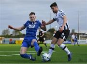 24 May 2019; Jordan Flores of Dundalk in action against Ciaran Kelly of St Patricks Athletic during the SSE Airtricity League Premier Division match between Dundalk and St Patrick's Athletic at Oriel Park in Dundalk, Co Louth. Photo by Harry Murphy/Sportsfile