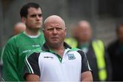 25 May 2019; Fermanagh Manager Sean Duffy during the Lory Meagher Cup Round 2 match between Fermanagh and Lancashire at Brewster Park in Fermanagh. Photo by Oliver McVeigh/Sportsfile