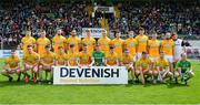 12 May 2019; The Meath team prior to the Meath and Offaly - Leinster GAA Football Senior Championship Round 1 match at Páirc Tailteann, Navan in Meath. Photo by Brendan Moran/Sportsfile