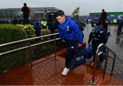 25 May 2019; Jonathan Sexton of Leinster arrives prior to the Guinness PRO14 Final match between Leinster and Glasgow Warriors at Celtic Park in Glasgow, Scotland. Photo by Ramsey Cardy/Sportsfile