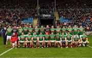 25 May 2019; The Mayo squad prior to the Connacht GAA Football Senior Championship Semi-Final match between Mayo and Roscommon at Elverys MacHale Park in Castlebar, Mayo. Photo by Stephen McCarthy/Sportsfile