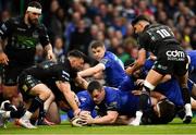 25 May 2019; Cian Healy of Leinster scores his side's second try during the Guinness PRO14 Final match between Leinster and Glasgow Warriors at Celtic Park in Glasgow, Scotland. Photo by Brendan Moran/Sportsfile