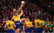 25 May 2019; Aidan O'Shea of Mayo in action against Tadgh O'Rourke of Roscommon during the Connacht GAA Football Senior Championship Semi-Final match between Mayo and Roscommon at Elverys MacHale Park in Castlebar, Mayo. Photo by Stephen McCarthy/Sportsfile