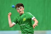25 May 2019; Paddy O'Reilly from Kilmallock, Co Limerick, competing in the Handball - one wall U13 Boys event during Day 1 of the Aldi Community Games May Festival, which saw over 3,500 children take part in a fun-filled weekend at University of Limerick. Photo by Piaras Ó Mídheach/Sportsfile