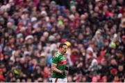 25 May 2019; Andy Moran of Mayo celebrates after scoring a second half point during the Connacht GAA Football Senior Championship Semi-Final match between Mayo and Roscommon at Elverys MacHale Park in Castlebar, Mayo. Photo by Stephen McCarthy/Sportsfile