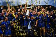 25 May 2019; The Leinster team celebrate with the cup after the Guinness PRO14 Final match between Leinster and Glasgow Warriors at Celtic Park in Glasgow, Scotland. Photo by Ramsey Cardy/Sportsfile