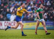 25 May 2019; Tadgh O'Rourke of Roscommon celebrates following the Connacht GAA Football Senior Championship Semi-Final match between Mayo and Roscommon at Elverys MacHale Park in Castlebar, Mayo. Photo by Stephen McCarthy/Sportsfile