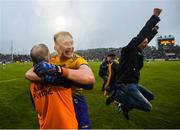 25 May 2019; Enda Smith of Roscommon celebrates following the Connacht GAA Football Senior Championship Semi-Final match between Mayo and Roscommon at Elverys MacHale Park in Castlebar, Mayo. Photo by Stephen McCarthy/Sportsfile