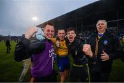 25 May 2019; Tadgh O'Rourke of Roscommon celebrates following the Connacht GAA Football Senior Championship Semi-Final match between Mayo and Roscommon at Elverys MacHale Park in Castlebar, Mayo. Photo by Stephen McCarthy/Sportsfile