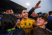 25 May 2019; Conor Daly of Roscommon is congratulated by supporters following the Connacht GAA Football Senior Championship Semi-Final match between Mayo and Roscommon at Elverys MacHale Park in Castlebar, Mayo. Photo by Stephen McCarthy/Sportsfile