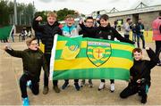 26 May 2019; Donegal supporters from Dungloe during the Ulster GAA Football Senior Championship Quarter-Final match between Fermanagh and Donegal at Brewster Park in Enniskillen, Fermanagh. Photo by Philip Fitzpatrick/Sportsfile