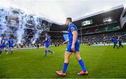25 May 2019; Jordan Larmour of Leinster ahead of the Guinness PRO14 Final match between Leinster and Glasgow Warriors at Celtic Park in Glasgow, Scotland. Photo by Ramsey Cardy/Sportsfile