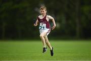 25 May 2019; Matthew Molloy from Mallynacarrigy Co. Westmeath, competing in the Boys Mixed Distance Relay event during Day 1 of the Aldi Community Games May Festival, which saw over 3,500 children take part in a fun-filled weekend at the University of Limerick. Photo by Harry Murphy/Sportsfile
