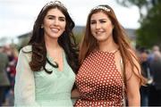 26 May 2019; Olivia and Jenny Glynn from Manchester, United Kingdom enjoying a day at the races.The Curragh Racecourse in Kildare. Photo by Barry Cregg/Sportsfile