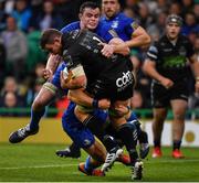 25 May 2019; James Ryan of Leinster tackles Callum Gibbins of Glasgow Warriors during the Guinness PRO14 Final match between Leinster and Glasgow Warriors at Celtic Park in Glasgow, Scotland. Photo by Brendan Moran/Sportsfile