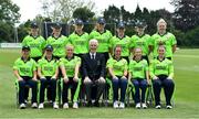 5 May 2019; The Ireland team prior to the Hanley Energy T20 International between Ireland and West Indies at the YMCA Cricket Ground, Ballsbridge, Dublin.  Photo by Brendan Moran/Sportsfile