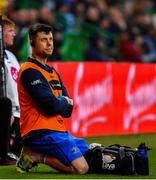 25 May 2019; Leinster senior physiotherapist Karl Denvir during the Guinness PRO14 Final match between Leinster and Glasgow Warriors at Celtic Park in Glasgow, Scotland. Photo by Brendan Moran/Sportsfile