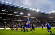 25 May 2019; Jack Conan of Leinster wins possession in the lineout during the Guinness PRO14 Final match between Leinster and Glasgow Warriors at Celtic Park in Glasgow, Scotland. Photo by Ramsey Cardy/Sportsfile