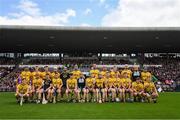 26 May 2019; The Galway squad prior to the Leinster GAA Hurling Senior Championship Round 3A match between Galway and Wexford at Pearse Stadium in Galway. Photo by Stephen McCarthy/Sportsfile