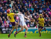 26 May 2019; Niall Burke of Galway in action against Paudie Foley of Wexford during the Leinster GAA Hurling Senior Championship Round 3A match between Galway and Wexford at Pearse Stadium in Galway. Photo by Stephen McCarthy/Sportsfile