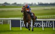 26 May 2019; Hermosa, with Ryan Moore up, on their way to winning the Tattersalls Irish 1,000 Guineas (Group 1) at The Curragh Racecourse in Kildare. Photo by Barry Cregg/Sportsfile