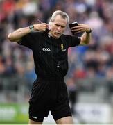26 May 2019; Referee Fergal Kelly during the GAA Football Senior Championship Quarter-Final match between Westmeath and Laois at Bord na Mona O’Connor Park in Tullamore, Offaly. Photo by Ray McManus/Sportsfile