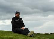27 May 2018; Shane Lowry poses for a portrait during a press conference at County Louth Golf Club in Baltray, Louth. Photo by Harry Murphy/Sportsfile