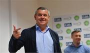 27 May 2019; Peter Rooney of John West speaking at the John West Féile na Peil Regional Launch at Connacht Centre of Excellence, Co. Mayo. Photo by Piaras Ó Mídheach/Sportsfile