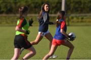 27 May 2019; Mayo ladies footballer Niamh Kelly during a ladies football blitz at the John West Féile na Peil Regional Launch at Connacht Centre of Excellence, Co. Mayo. Photo by Piaras Ó Mídheach/Sportsfile