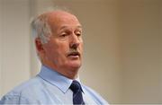 27 May 2019; John Hopkins, Chairman of the Féile Committee speaking at the John West Féile na Peil Regional Launch at Connacht Centre of Excellence, Co. Mayo. Photo by Piaras Ó Mídheach/Sportsfile