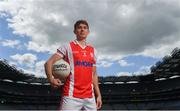 28 May 2019; Cuala and Dublin footballer Michael Fitzsimons at today’s sponsorship launch between Cuala and Amgen at Croke Park in Dublin, which is the first ever GAA club sponsorship to include education and employment incentives. Photo by Harry Murphy/Sportsfile