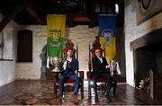 28 May 2019; Pictured at Drimnagh Castle in Dublin today, at the launch of this year’s Bord Gáis Energy GAA Legends Tour Series at Croke Park, were Clare’s Brian Lohan and Donegal’s Eamon McGee. Bord Gáis Energy customers have exclusive access to these once-in-a-life-time tours through the Bord Gáis Energy Rewards Club. For more booking and ticket information about the Bord Gáis Energy GAA Legends Tour Series this summer visit www.crokepark.ie/gaa-museum. Photo by David Fitzgerald/Sportsfile