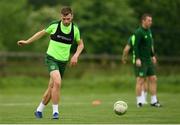 28 May 2019; Aaron Drinan during a Republic of Ireland U21's training session at Johnstown House Hotel in Enfield, Co Meath. Photo by Eóin Noonan/Sportsfile
