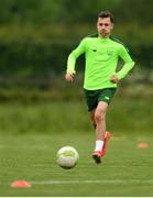 28 May 2019; Lee O'Connor during a Republic of Ireland U21's training session at Johnstown House Hotel in Enfield, Co Meath. Photo by Eóin Noonan/Sportsfile